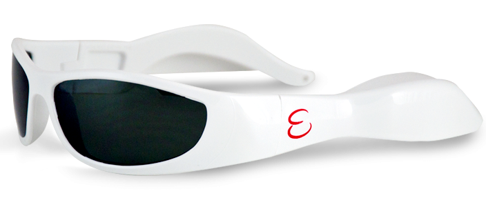 White EE Shades Sunglasses